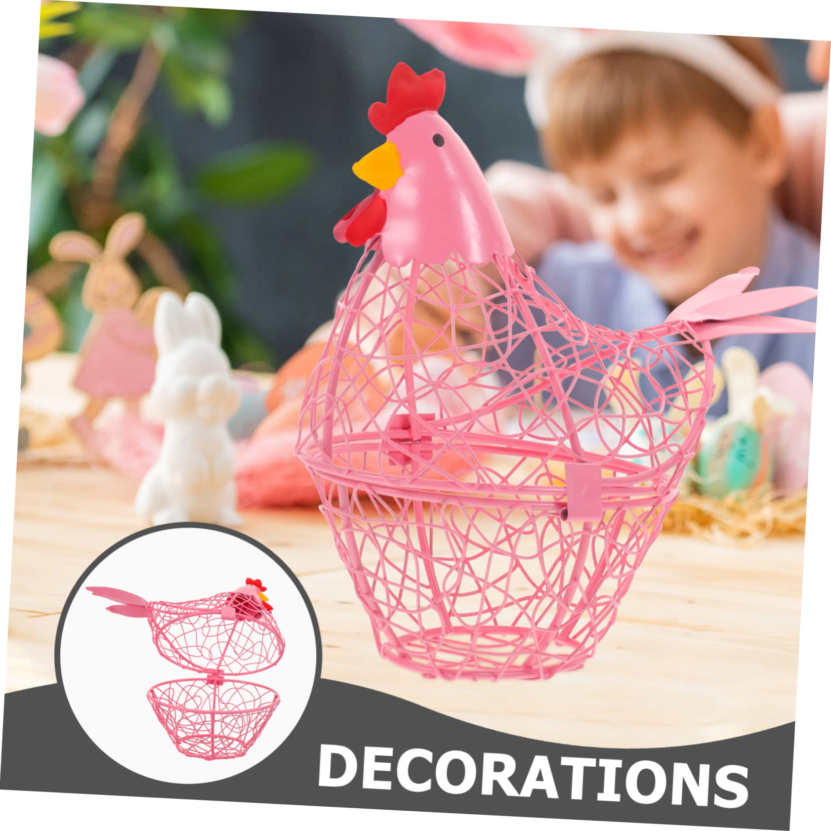 Alipis Canasta Multifunción para Huevos Resistente y Decorativa Bodas