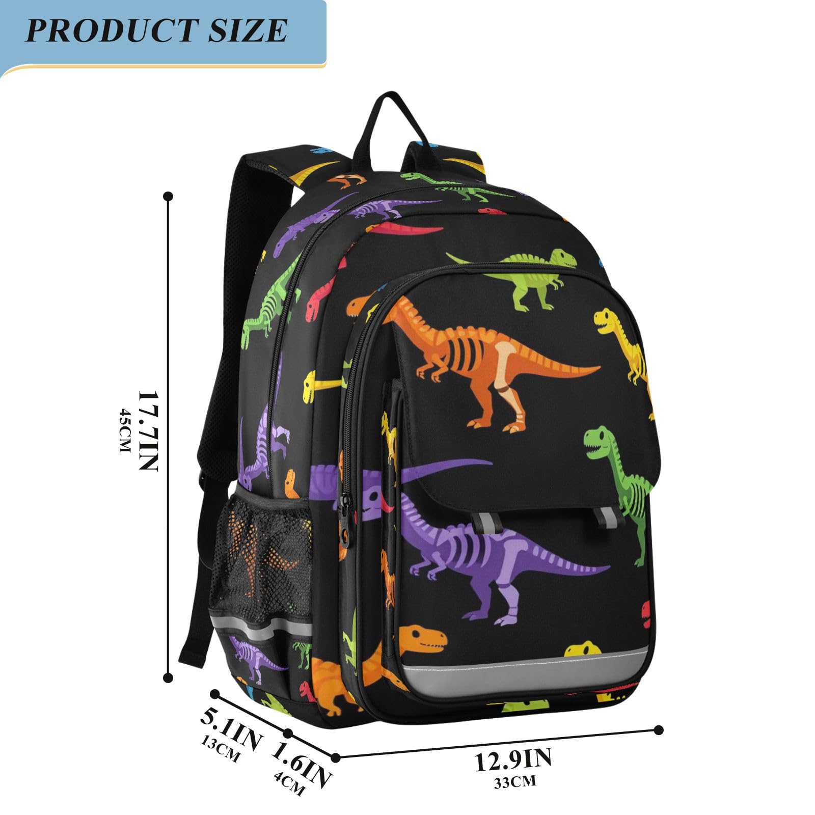 GuoChe Zaino per bambini con chiusura a scatto, motivo vortice, colore