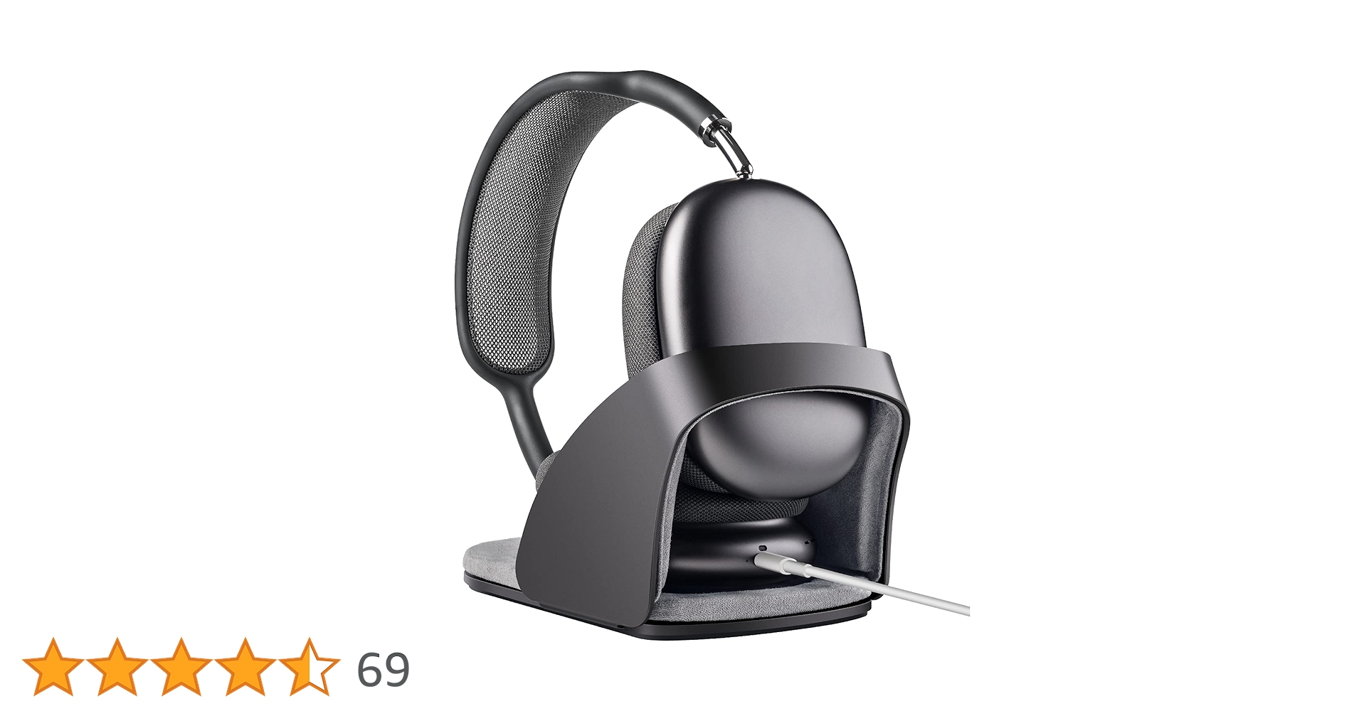 Apple AirPods Max シルバー 専用スタンド+別売りカバー付き Apple AirPods Max シルバー 専用スタンド+別売りカバー付き