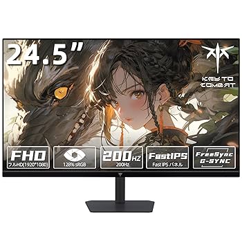 Amazon.co.jp: KTC 24.5 インチ ゲーミングモニター (200Hz/FHD