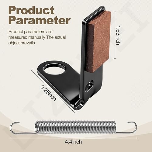 Miniatura 2 de 2 Juego de GY21943B Kit de Pastillas de Freno para Jo-hn Deere 42" L, D, X Serie 100 105 115 100 110 120 125 130 Cortadora, Contiene GX20515