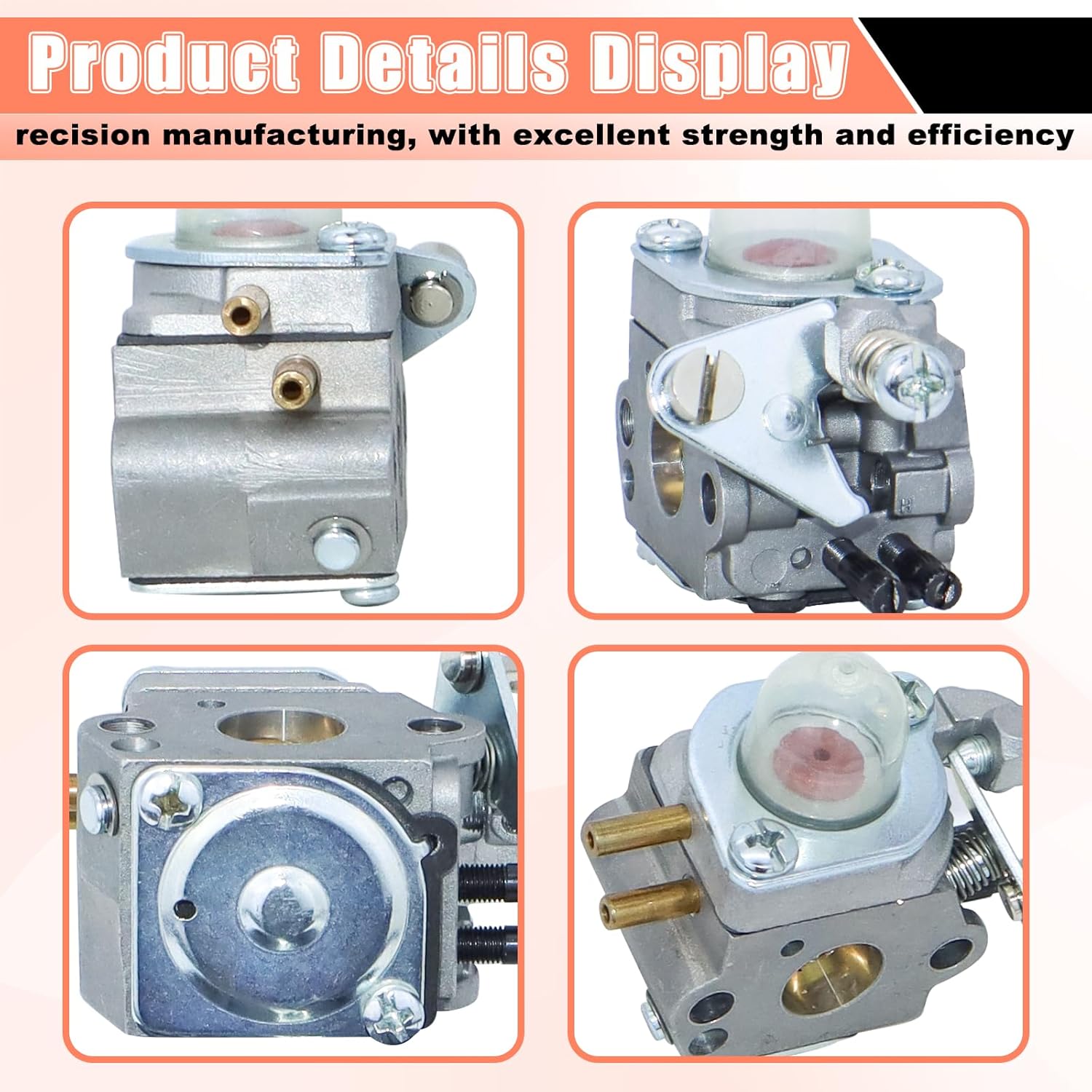 Carburetor HC-1500 Kit for EHCO HC1500 HC-1600 HC-1800 HC-2000 HC-2400 HC-2410 Hedge Trimmer parts Replaces 12520005967
