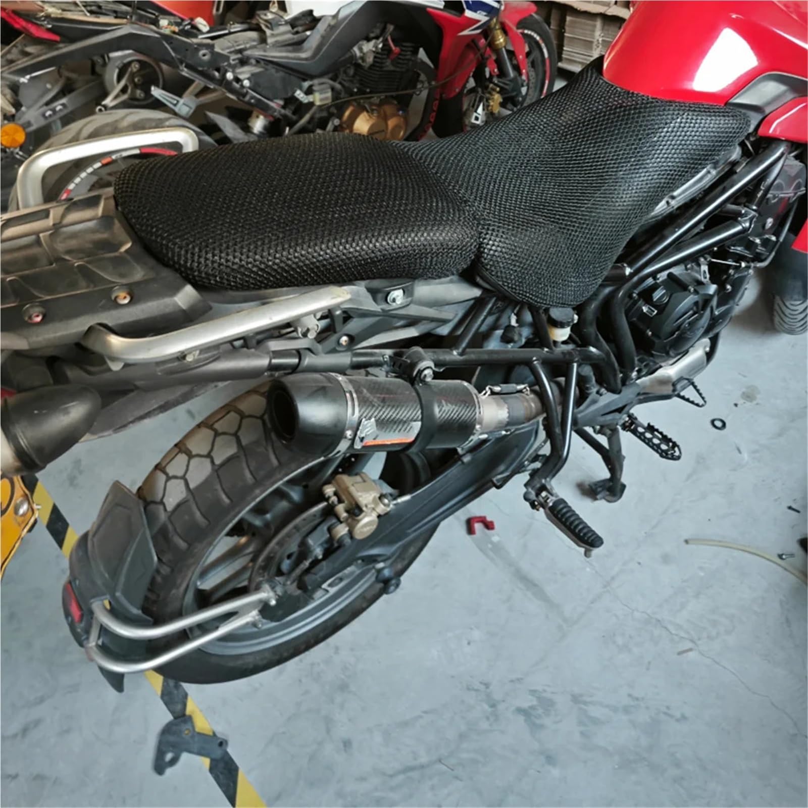 Do Tiger 800 XC XCA XCX XR XRT XRX Siatkowa Poduszka Siedzenia Pokrowiec Ochronny Izolacja Siedziska