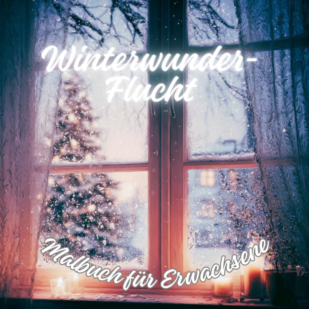 Winterwunderland – Ein Malbuch für Erwachsene. Tauchen Sie ein in eine zauberhafte Welt voller winterlicher Schönheit und festlicher Wunder!: 60 Ausmalbilder für die Feiertage zur Entspannung.
