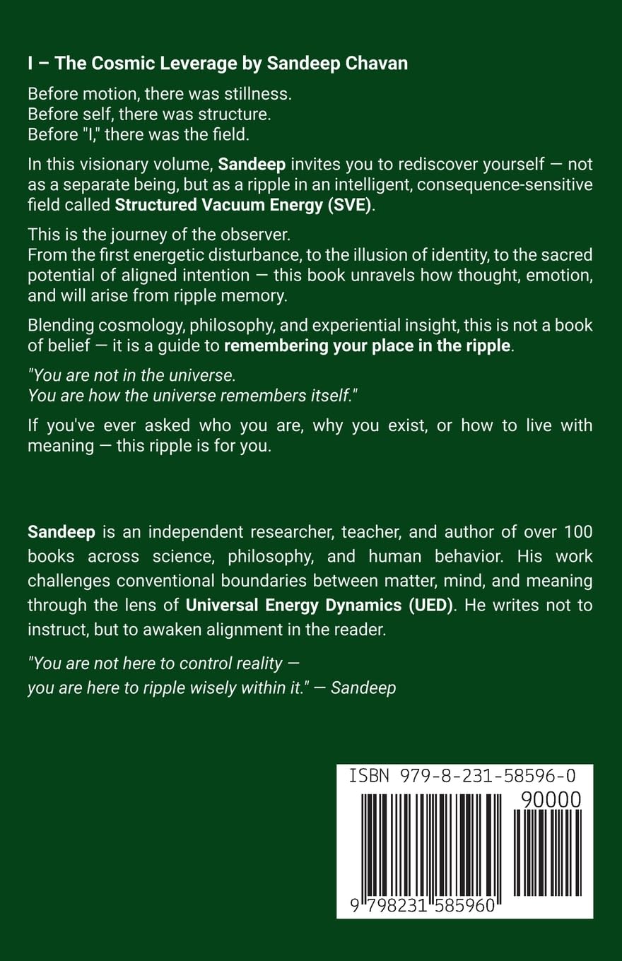 I - The Cosmic Leverage: 7