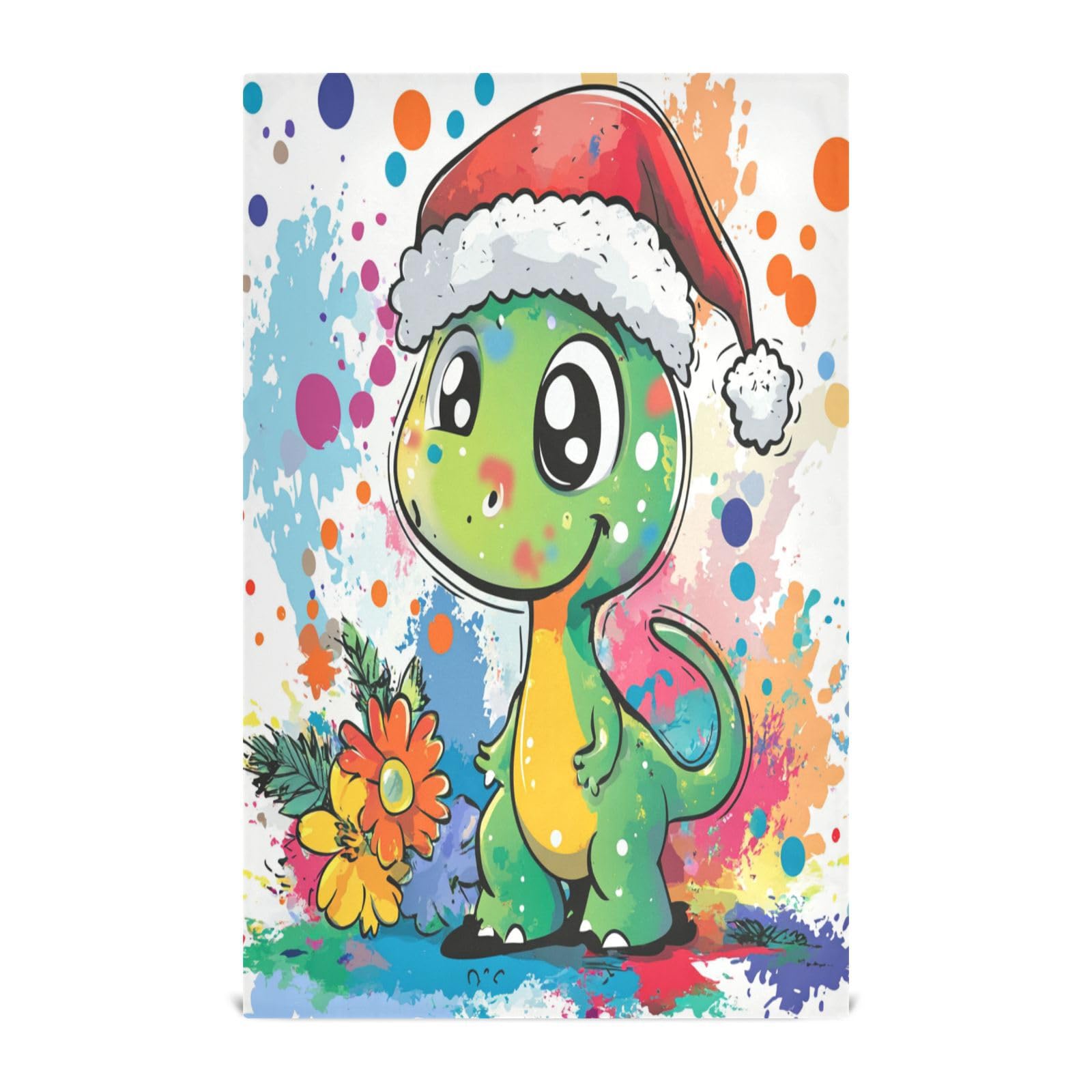 Paños de cocina absorbentes de algodón y microfibra con diseño divertido navideño