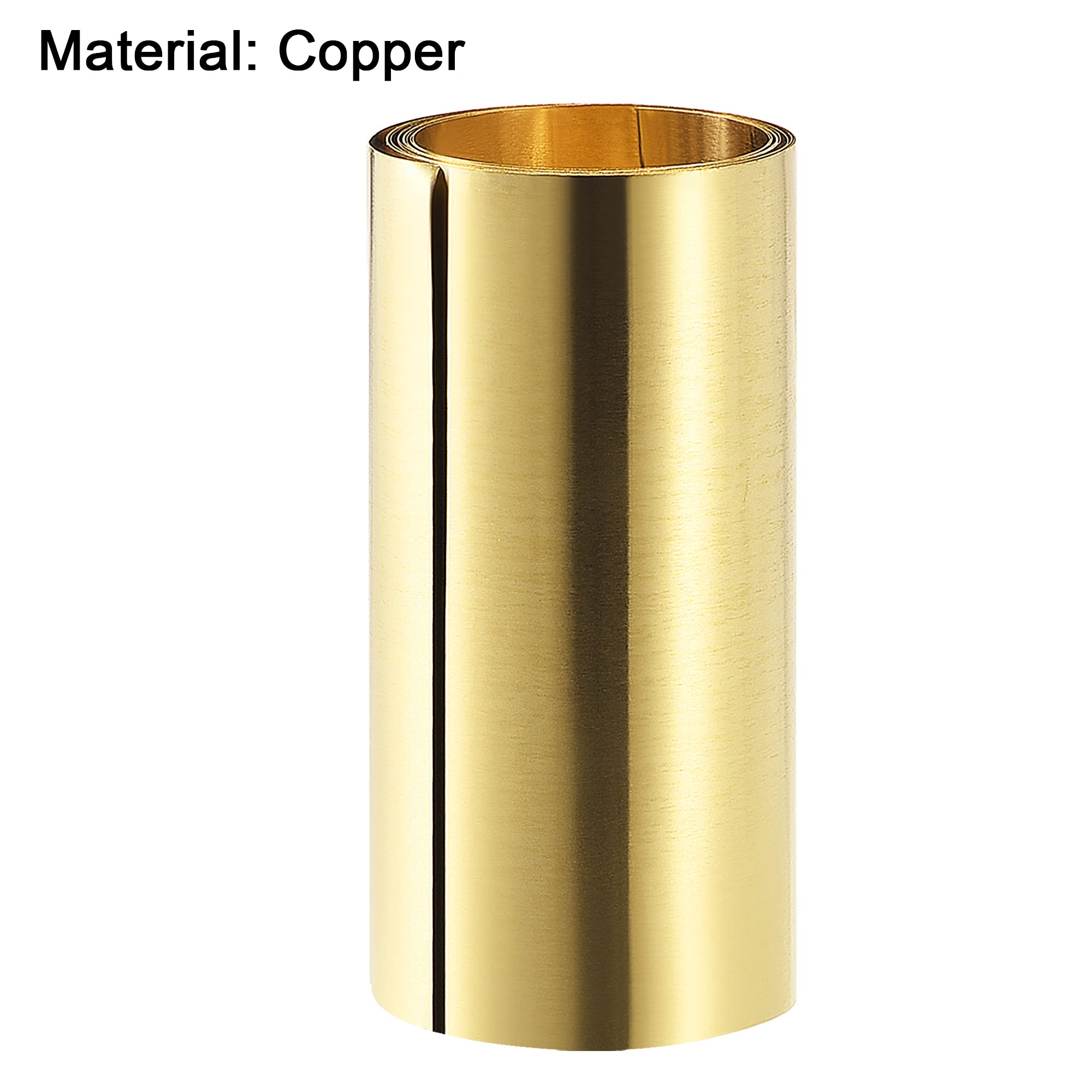 Foglio Di Ottone Sottile 0.03 Mm X 100 Mm X 1000 Mm - Lamiera Per Fai Da Te, Modellismo, Riparazioni