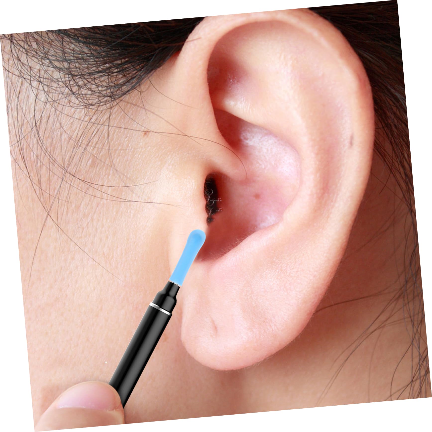 FOYTOKI Soft Silicone Ear Spoon Accessories 10pcs Replacement Ear Cleaning Sleeves for Cover