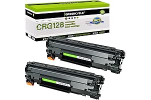 Compatible 2-Pack Toner Cartridge Replacement for Canon 128 CRG128, Ideal for ImageCLASS...