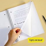 Five Star Spiral Notebook, 5 Subject, College Ruled Paper, 200 Sheets, 11" x 8-1/2", Customizable Cover, Color Selected For You (08234) – view 4