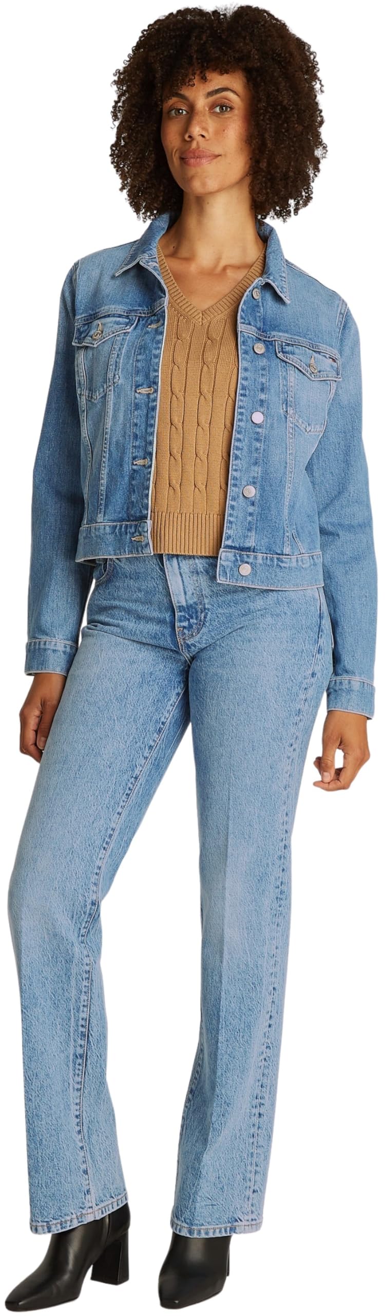 Tommy Hilfiger Damen Relaxed Bootcut HW ALI WW0WW45922 Relaxed Bootcut Hw Ali Ww0ww45922