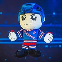 Vista 2 de Bleacher Creatures New York Rangers Mark Messier - Peluche de 8 pulgadas de la NHL Kuricha sentado – Leyenda de la NHL inspirada en Chibi suave