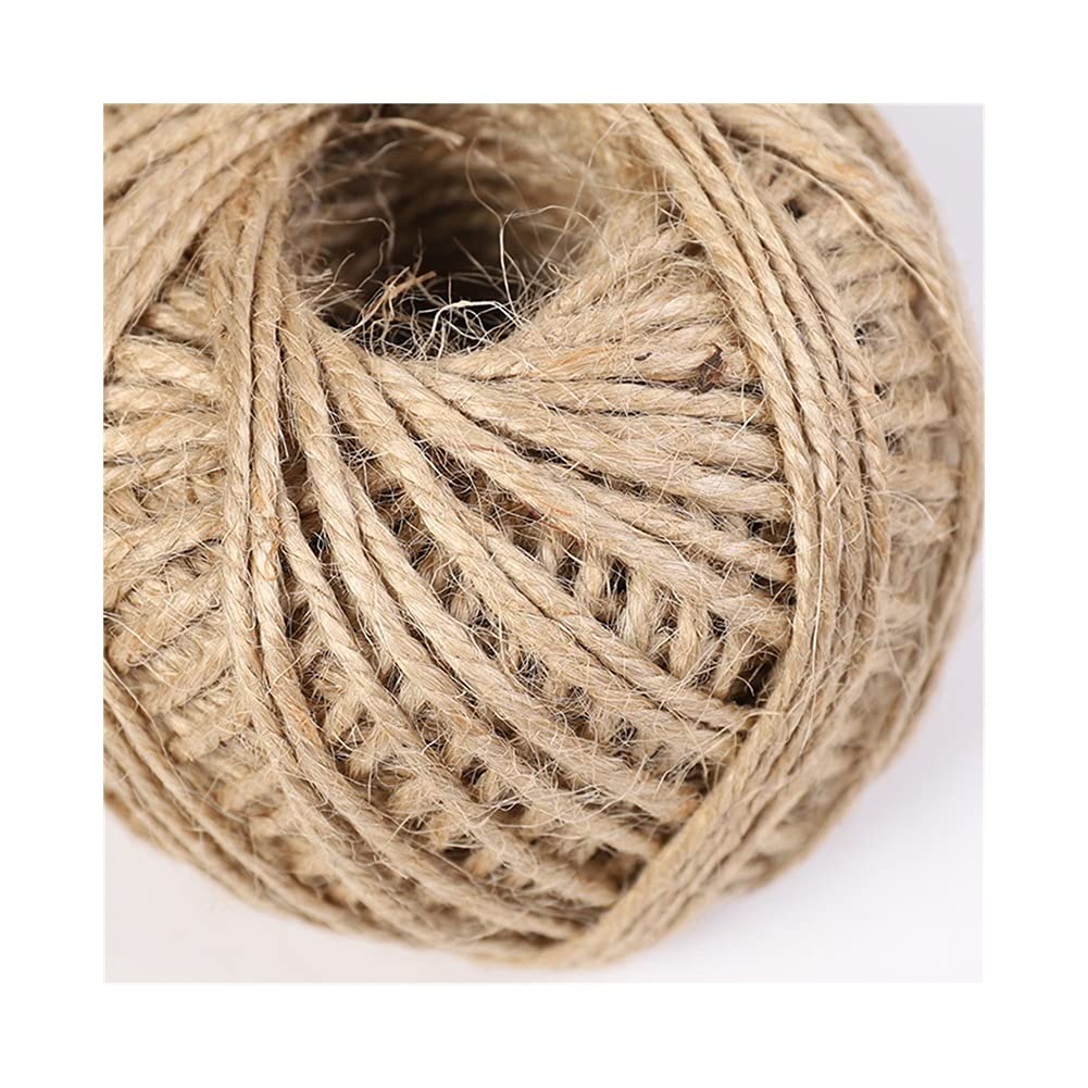 Spago naturale di iuta, Corda di canapa con spago iuta naturale da 100 m | 2mm X 100m