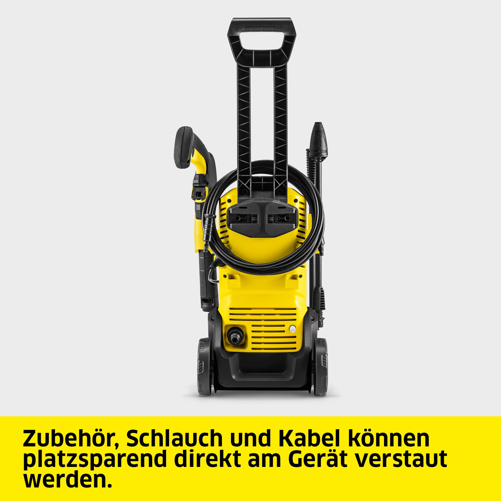 Kärcher Hochdruckreiniger K 2 Premium FJ Home, 110 bar, 360 l/h, 20 m²/h, HD-Pistole, Dreckfräser, Schaumdüse
