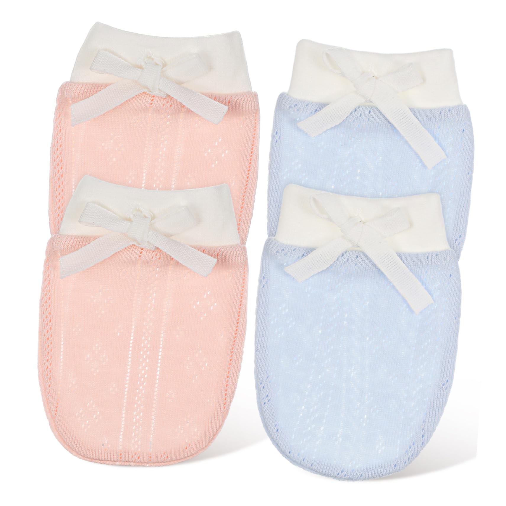 GALPADA Newborn Mittens for Girl Cotton Mittens No Scratch Comfortable Durable