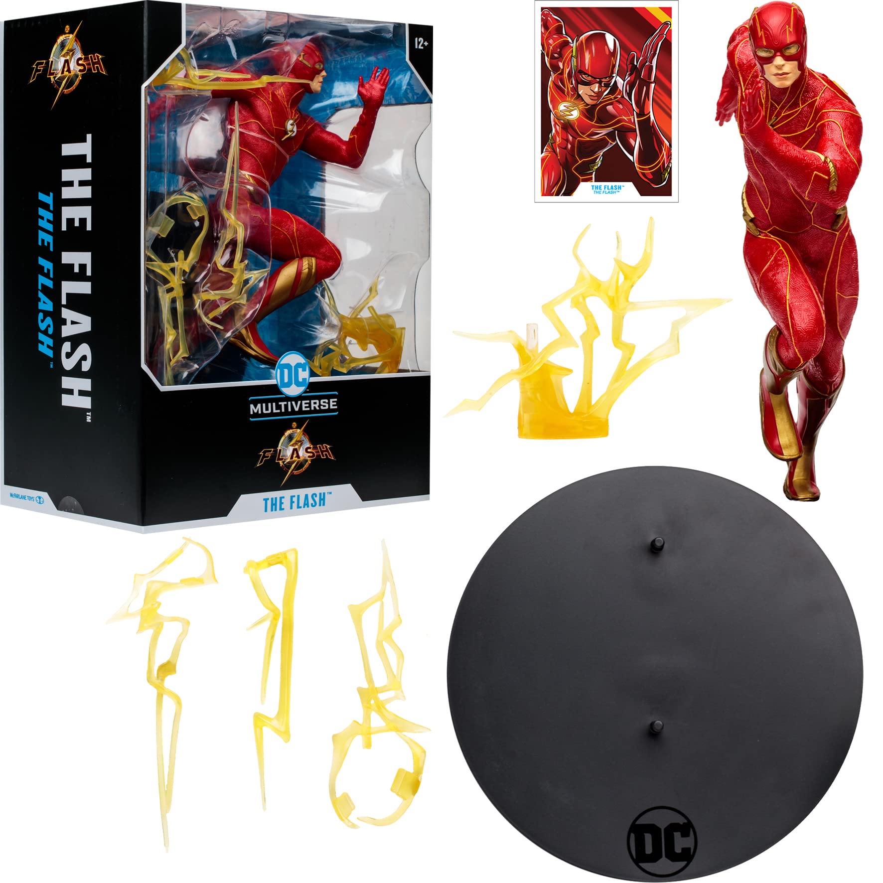 Lansay DC The Flash Movie - The Flash (Hero Costume) 30 cm - Figura de colección y Accesorios - Personajes de cómics - A Partir de 12 años