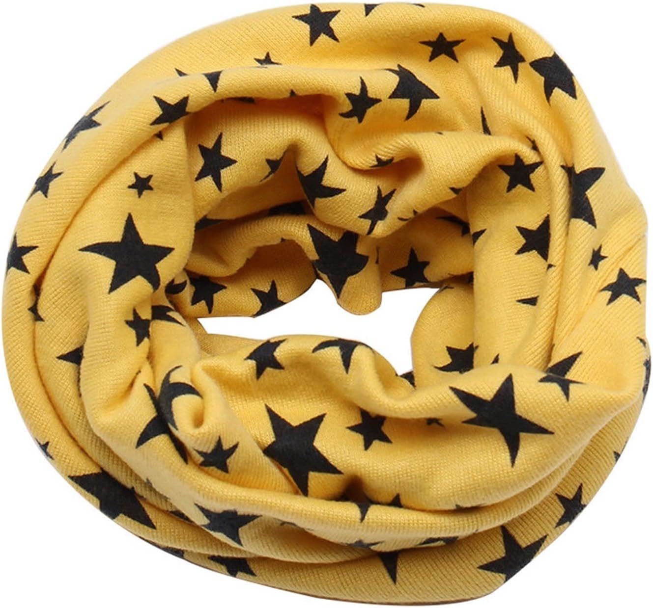 Scarf Child Kids Winter Warm Cotton Snood Scarf Shawl Boys Girls Neck Warm Neckerchief (Color: 7) (2) (Yellow)