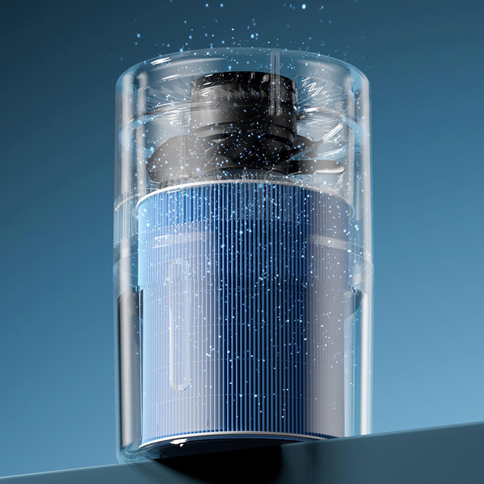 Purificador de Aire y Combo de Humidificadores Todo en para el Dormitorio, 4L Tranquilo 2 en 1 Humidificador de Aire Inteligente y Purificador para el Hogar, Oficinas y