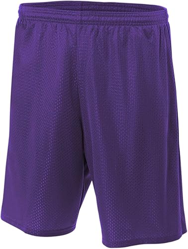 A4 Short doublé en Maille tricotée de 22,9 cm. XL Violet