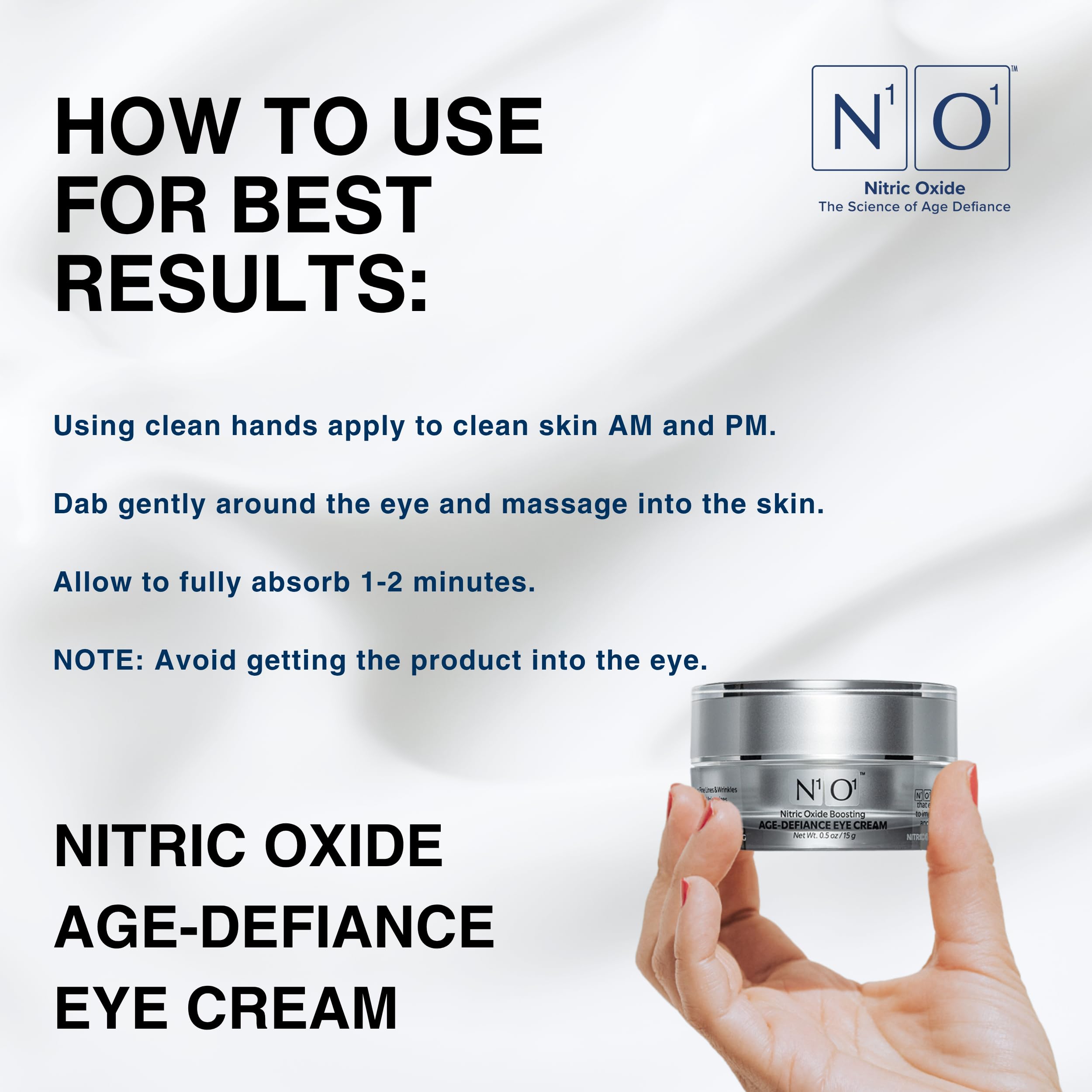 N1O1 Age-Defiance Eye Cream with Peptides, Hyaluronic Acid & Ceramides