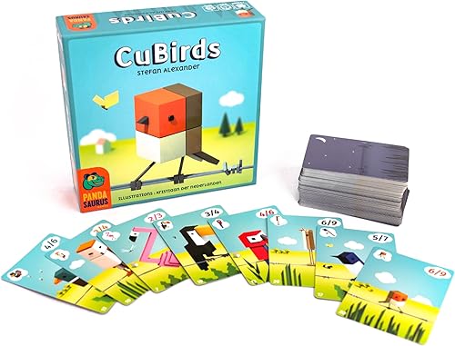 Miniatura 3 de Pandasaurus Games CuBirds - Juego de cartas - Reúne y organiza pájaros para ganar! Juego de estrategia de construcción de rebaño, divertido juego