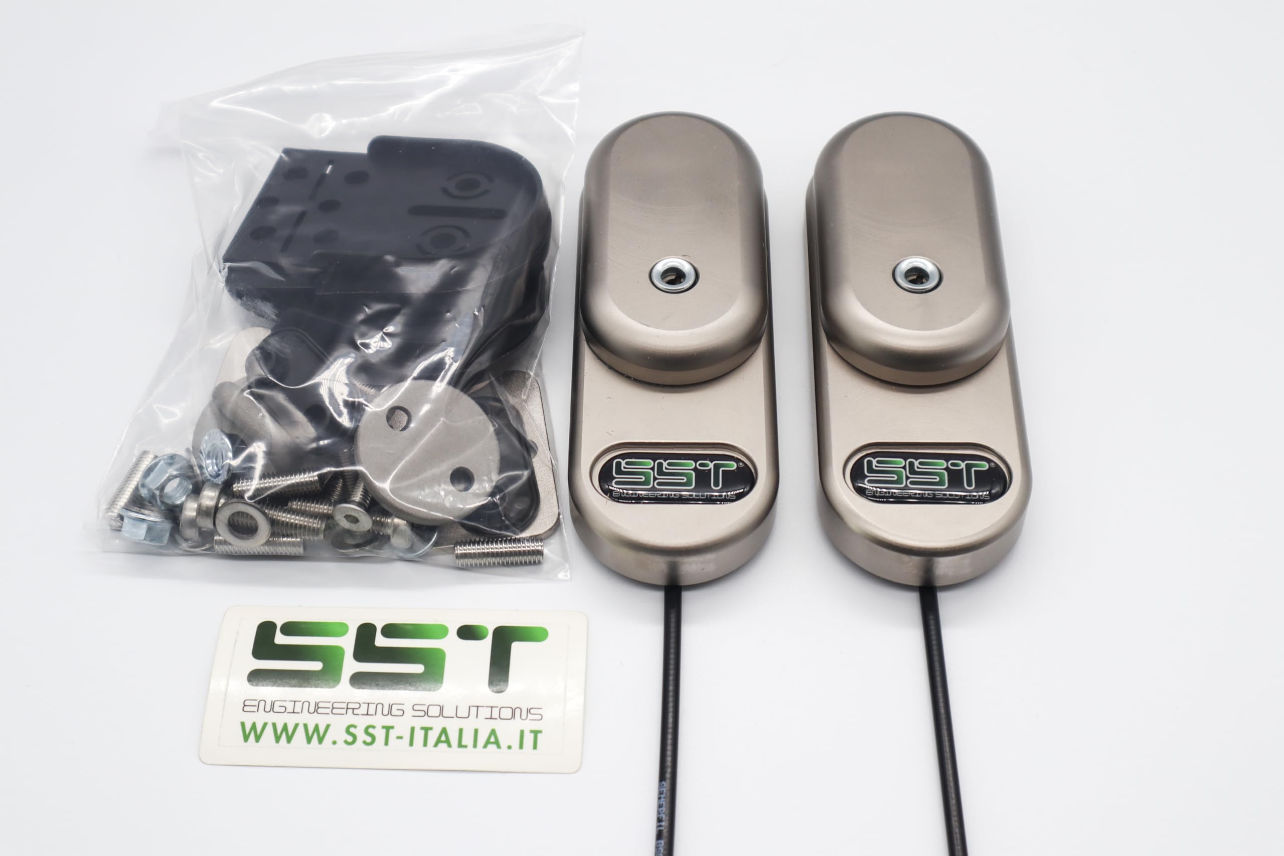SST GateLock Van DOPPIO - Lucchetto Block Shaft per Furgoni e Veicoli Commerciali con Doppio Lucchetto, Massima Sicurezza con Cilindro e Piastre Rinforzate Anti-effrazione