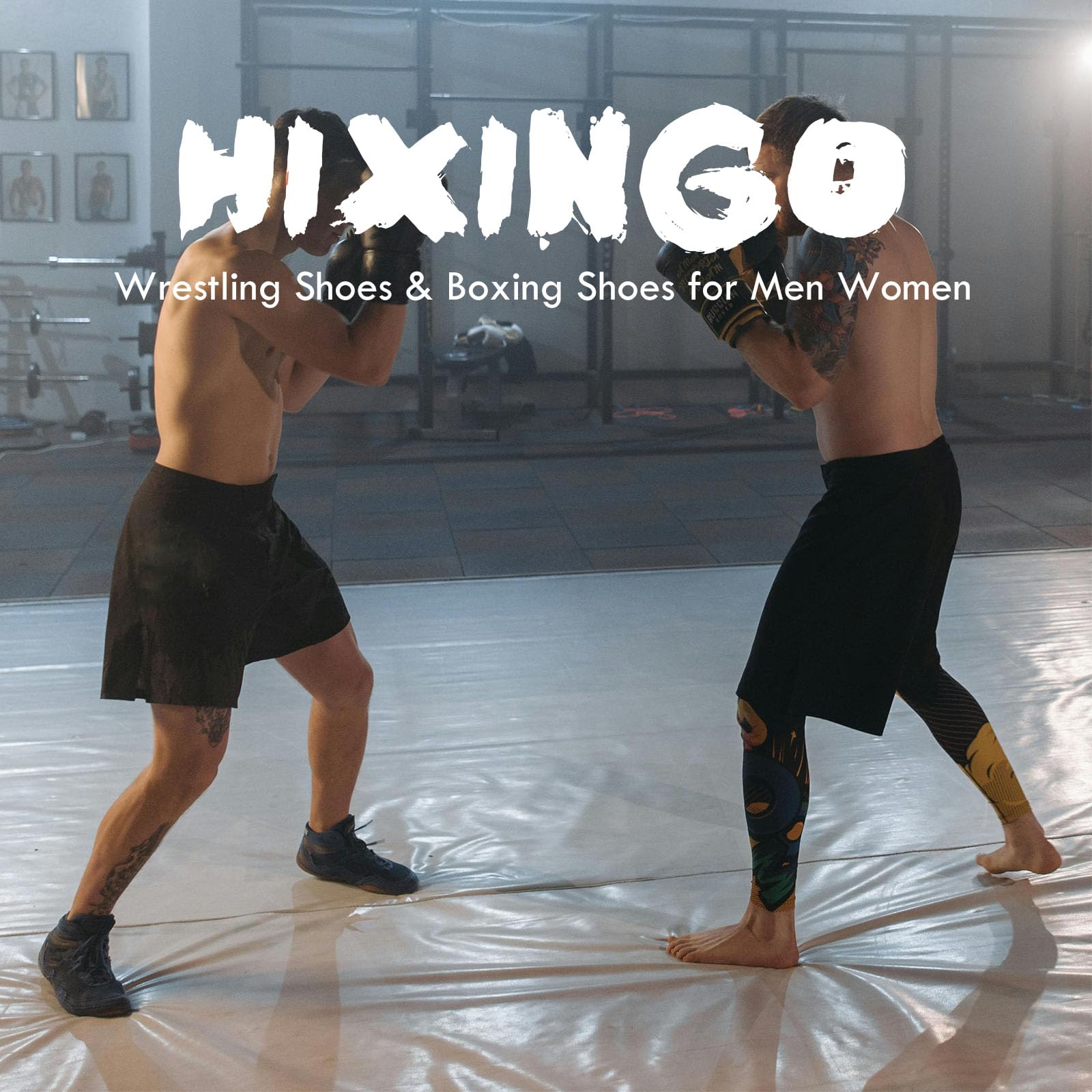 Hixingo Zapatos de Boxeo para Hombre Mujer 36-46, Zapatillas Boxeo Hombre Mujer Cons Uelas de Goma Antideslizantes Zapatillas Lucha Libre Ligero y Respirable