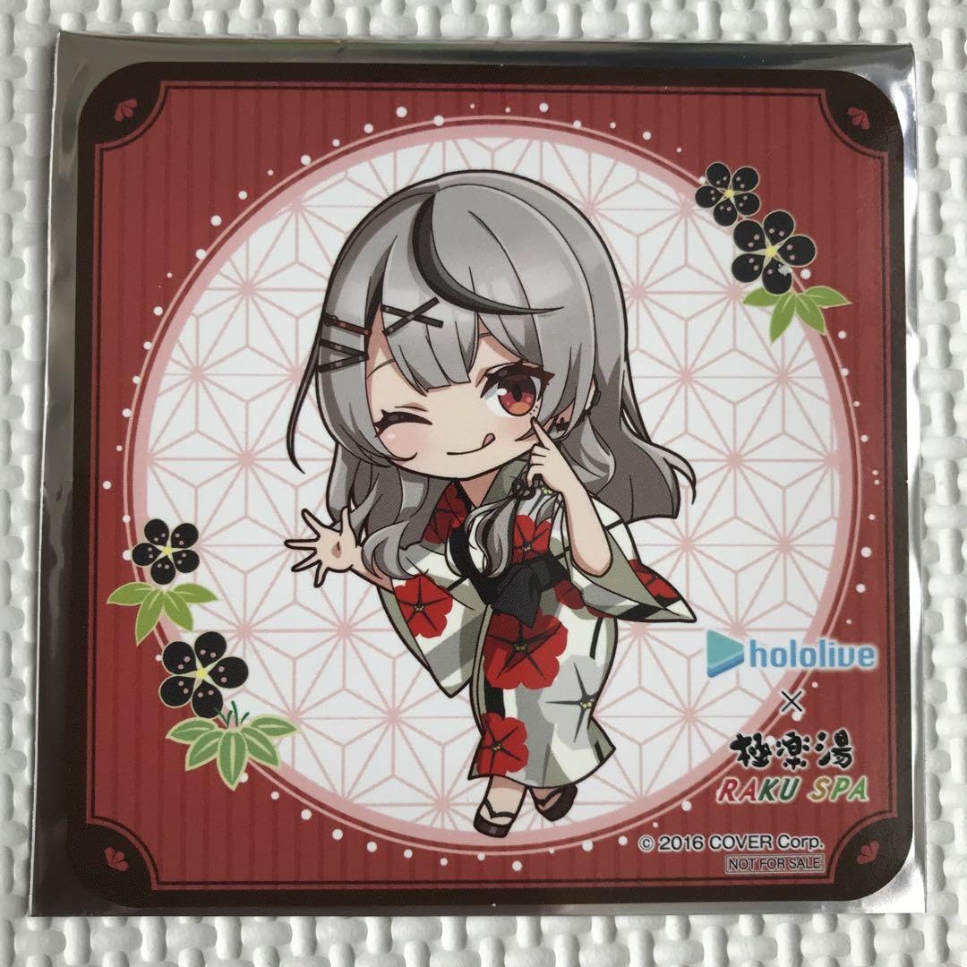 Amazon.co.jp: ホロ ライブ 極楽湯 沙花叉クロヱ コースター