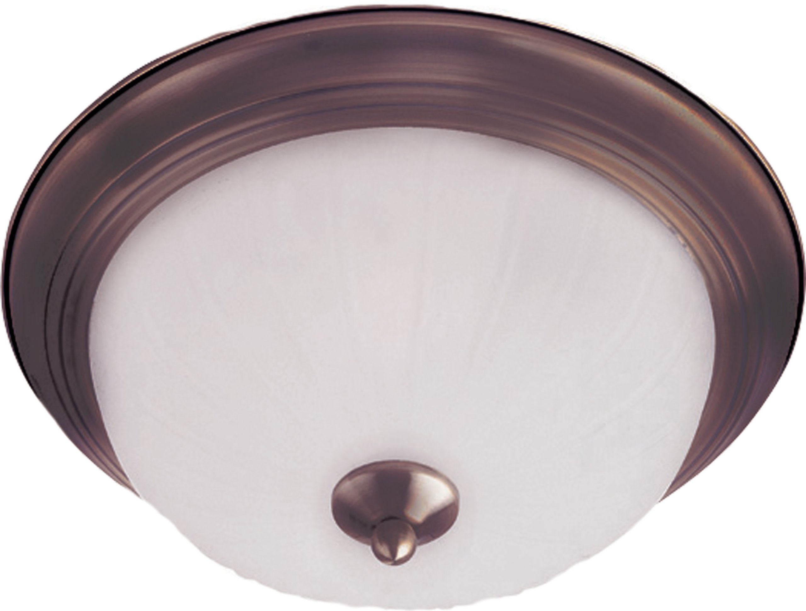 Maxim 5830FTOI Essentials Flush Mount 1-Light 60 Total Watts, Oil Rubbed Bronze