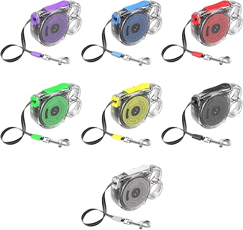 Miniatura 6 de Retracting Dog Leashes Automatic Adjustable Length with Nylon Dog Leads for Secure Walking Training Control