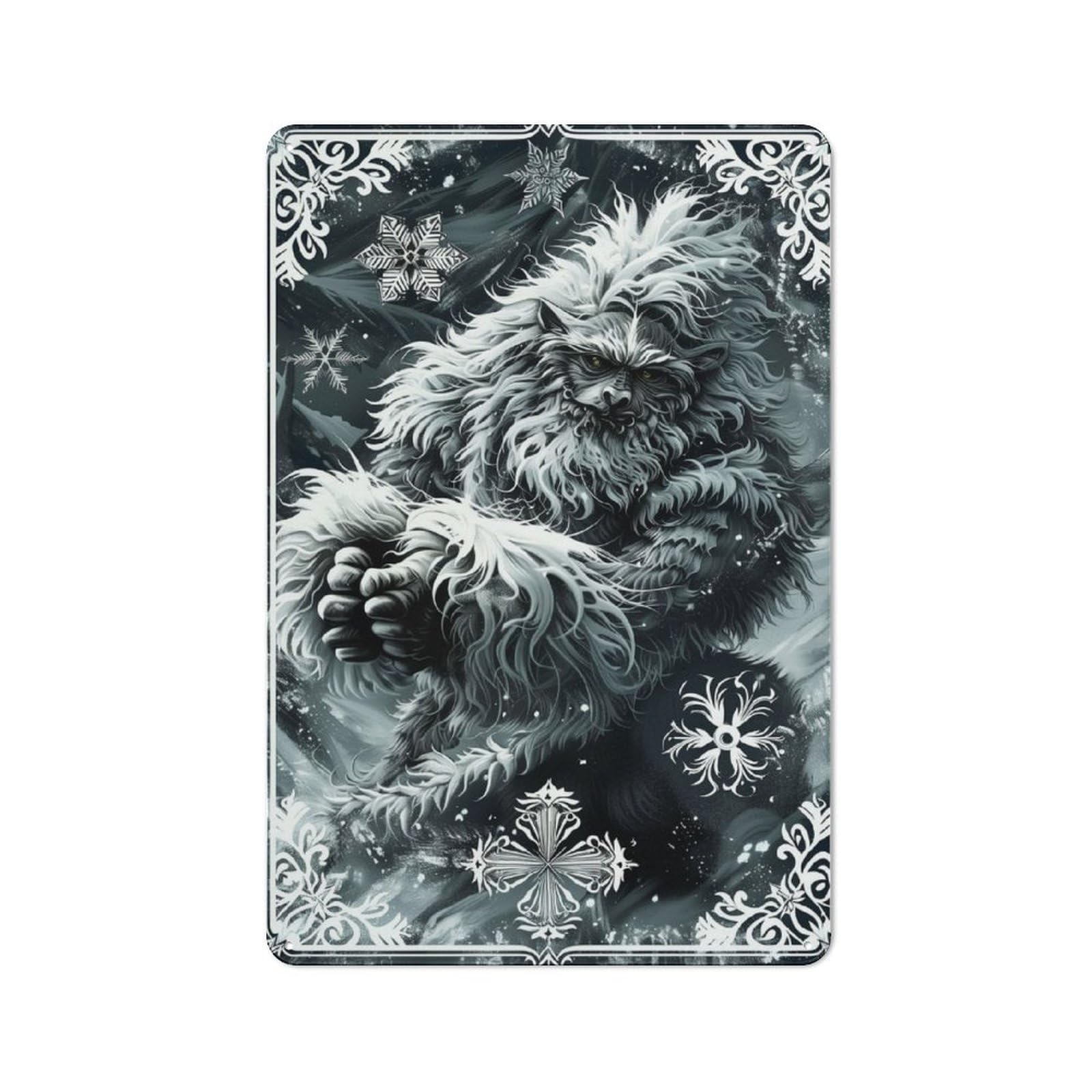 Junmoney Snow Beast Rustic Metal Sign 30X20cm For Man Cave Or Games Room, For Vintage Wall Decor Fans, For Garage And Workshop Walls