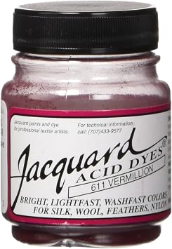 Jacquard Acid Dyes .5oz, Vermillion 102832