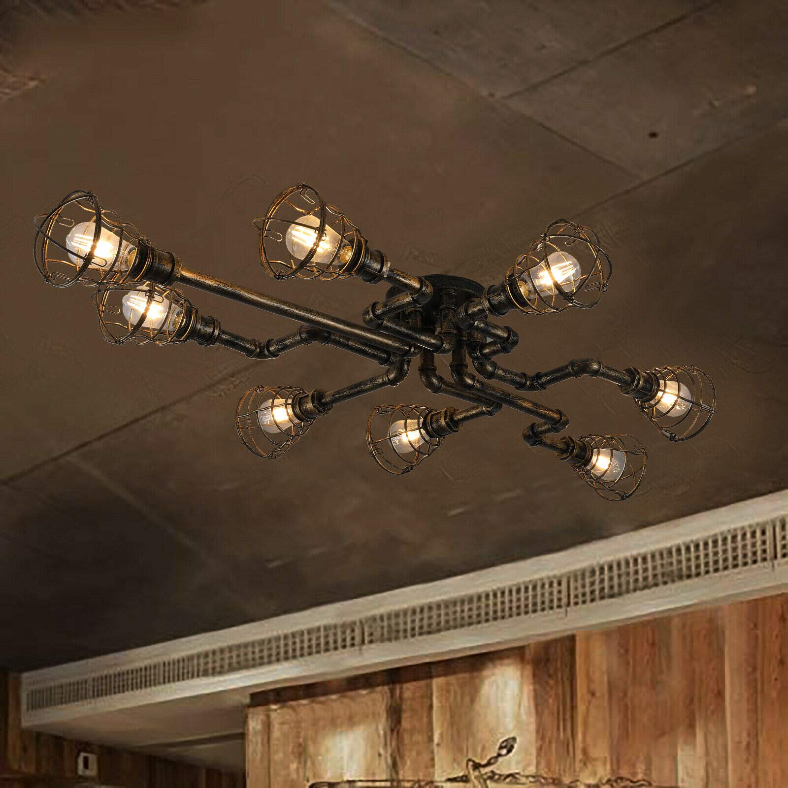 Industrial Basement Lighting Fixtures Modern Industrial Basement