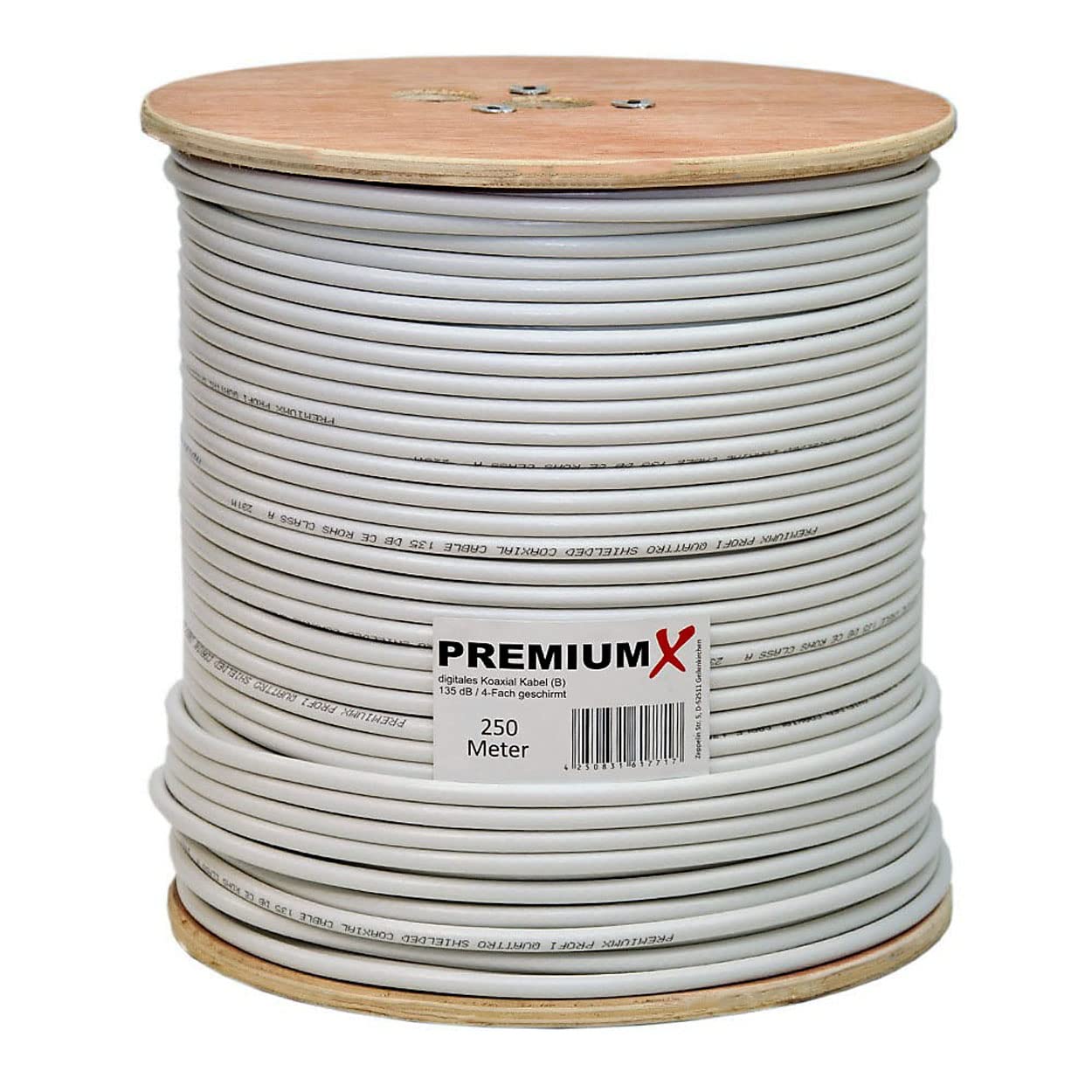 Premium X Koaxialkabel 250m BASIC