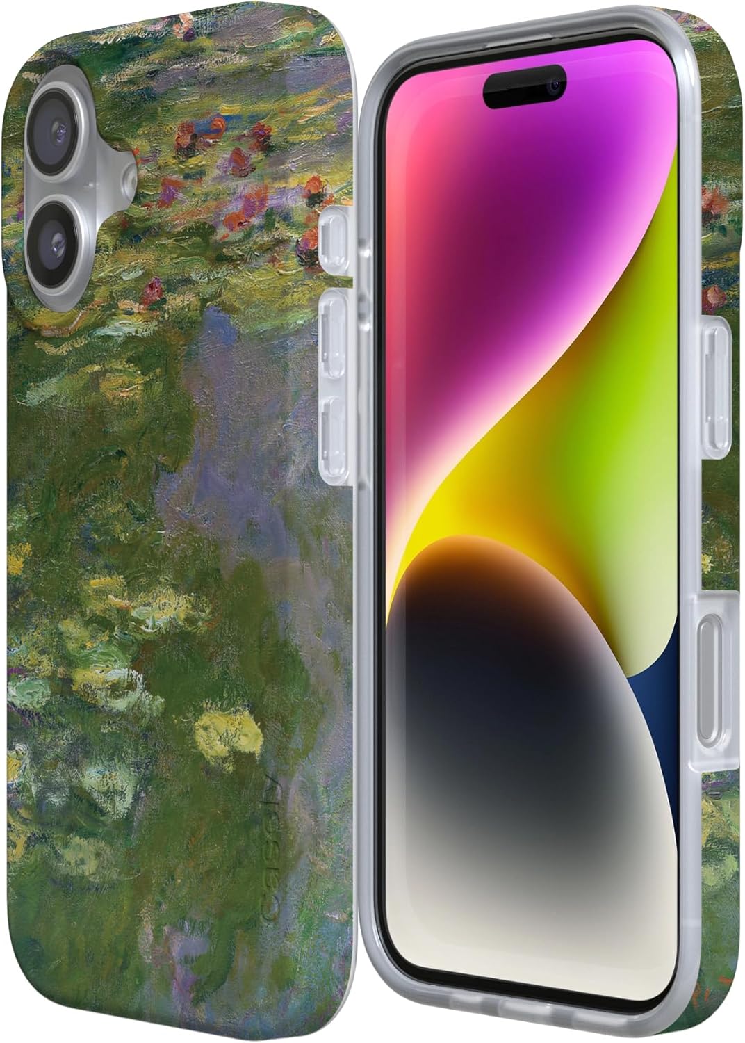 Casely iPhone 17 Case | Monet's Water Lilies | The Met Museum | Compatible with MagSafe | Classic Ultra Slim Design
