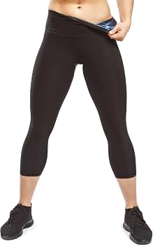 Wholesale Women's Neoprene Sauna Slimming Pants Waist Trainer Pants With Pockets