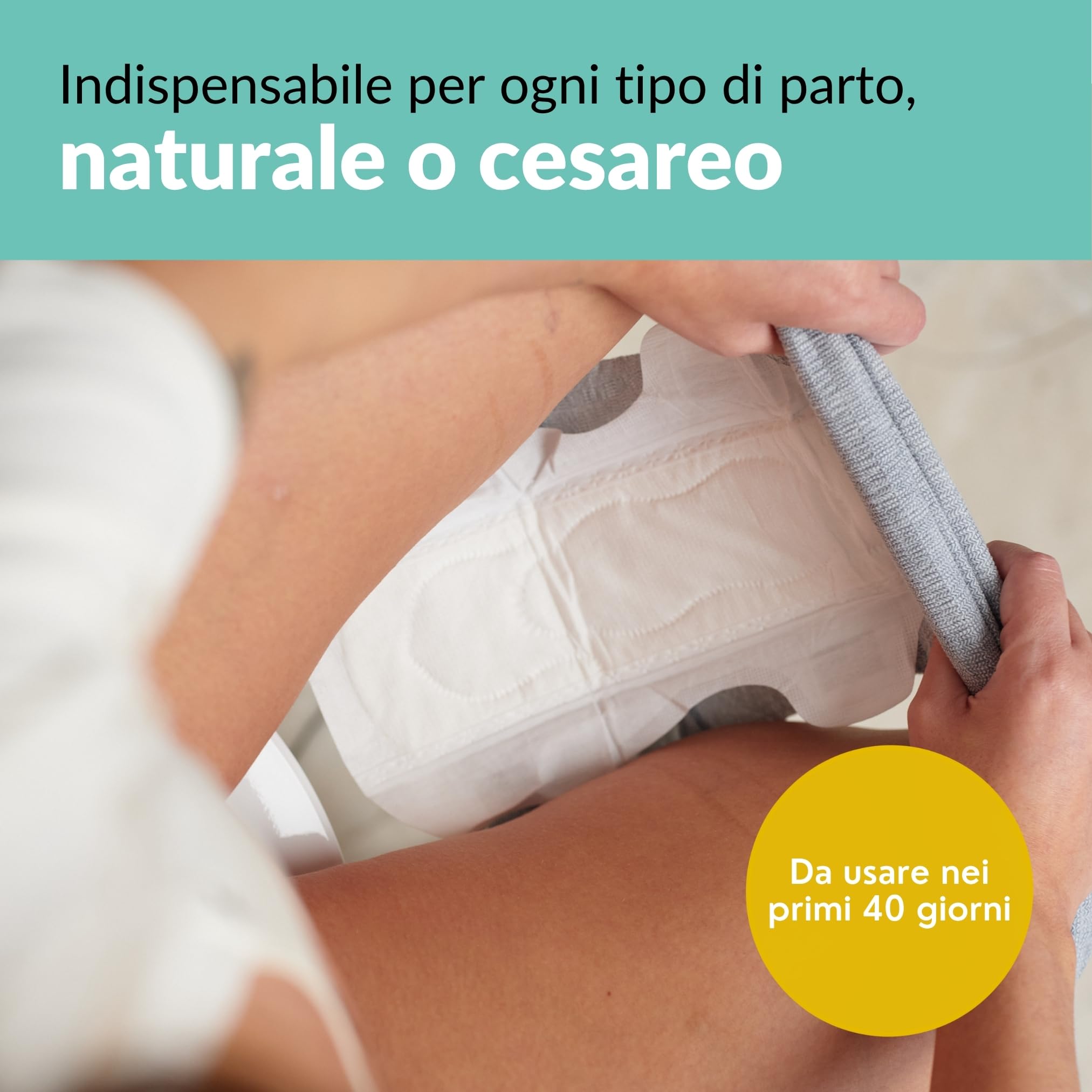 Assorbenti Post Parto in Cotone 100% Ipoallergenico - 8 Pezzi x 2 Confezioni - Ultrasottili, Super Assorbenti, Traspiranti - Comfort per Mamme Sensibili