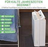 Déshumidificateur d’air Meaco DD8L Zambezi - Déshumidificateur à dessication à faible consommation énergétique - empêche la condensation, la moisissure et l'humidité - 91 x 58 x 140 cm - 8