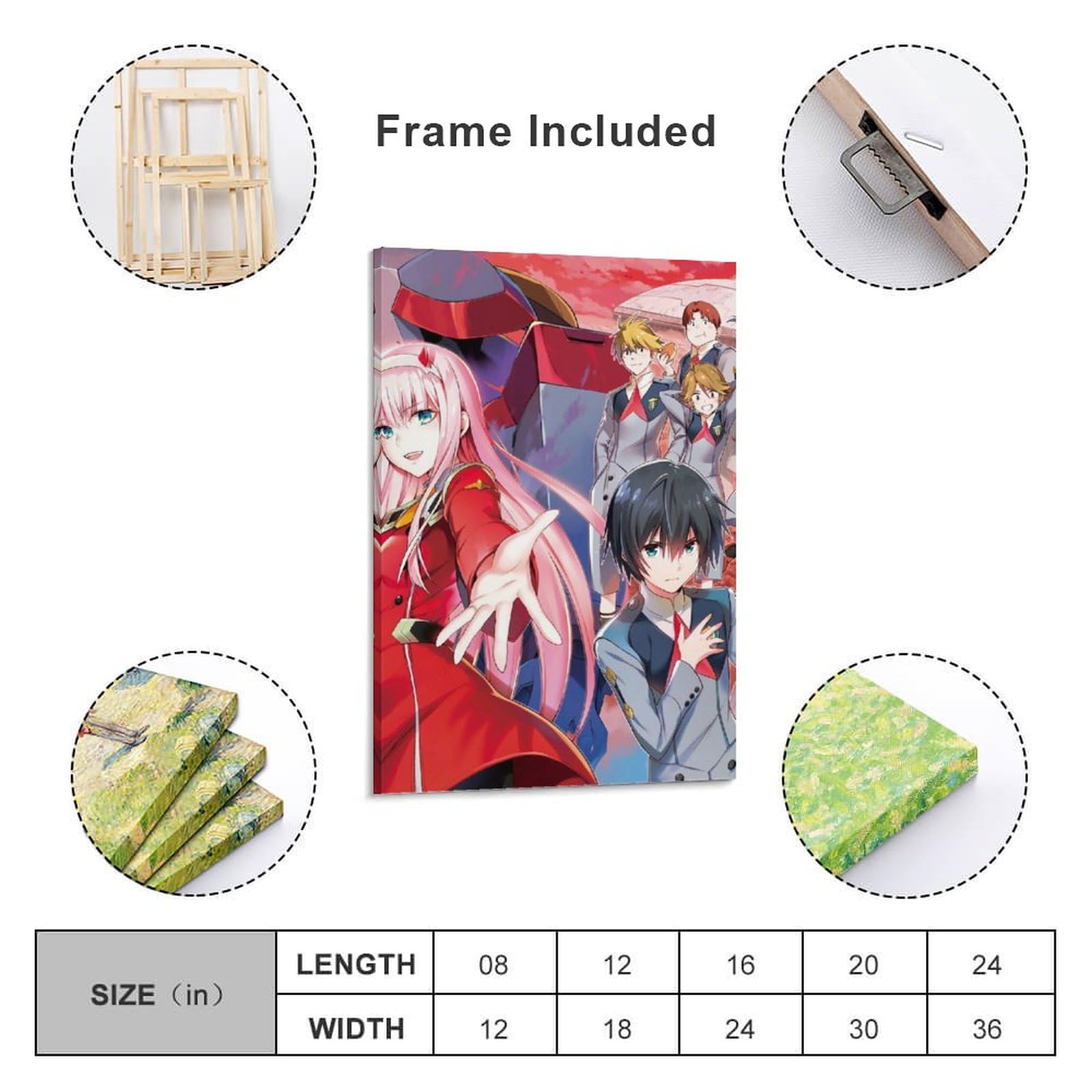 Amazon.co.jp: 絵画 ダリフラ ヒロ ゼロツー ポスター 装飾画 Frame Amazon.co.jp: 絵画 ダリフラ ヒロ ゼロツー ポスター 装飾画 Frame