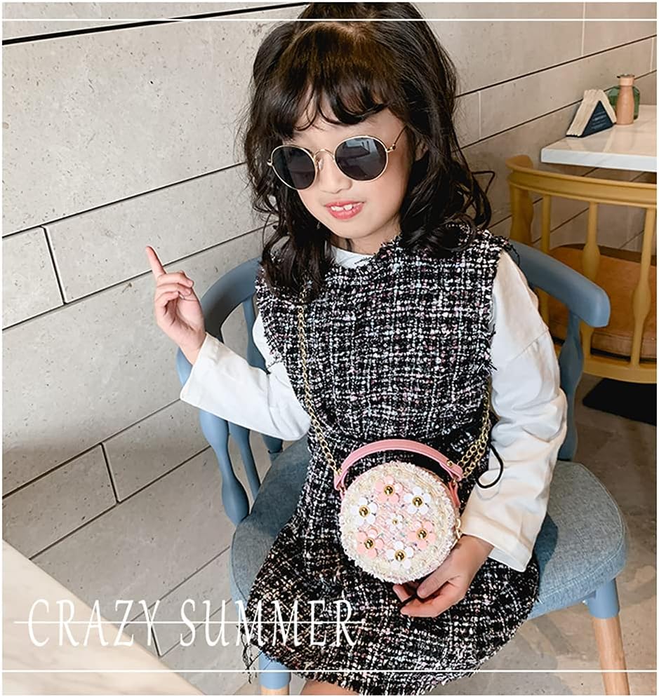 Pearl Lovely Girl Bag Round Pearl Chain Bag Handbag Cute Suitable for Girls - Image 2