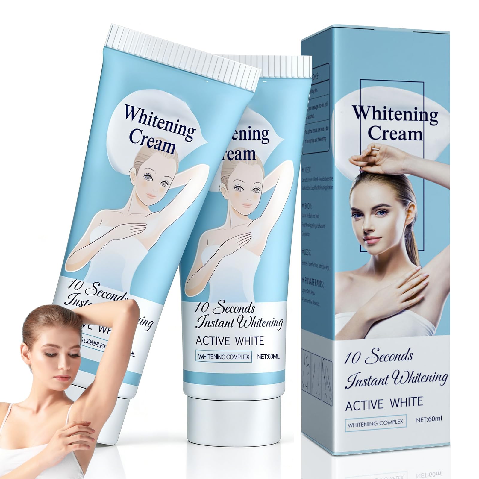 Crema Aclarante Corporal 120g,Tratamiento para Manchas Oscuras, Apto para Axilas,Rodillas y Zonas Íntimas,Hidratación Profunda para un Tono de Piel Más Uniforme y Suave — view 11