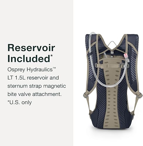 Miniatura 3 de Osprey Kitsuma 1.5L Mochila de ciclismo para mujer con depósito hidráulico, gris Space Travel