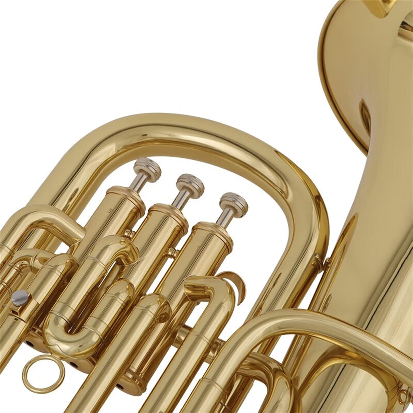 Euphonium Instrumenty Eufonium Z Pionowymi Klawiszami Dostrojonymi Do Bb