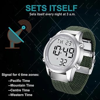 Hearkent Atomic Talking Clock & Atomic Digital Talking Watch