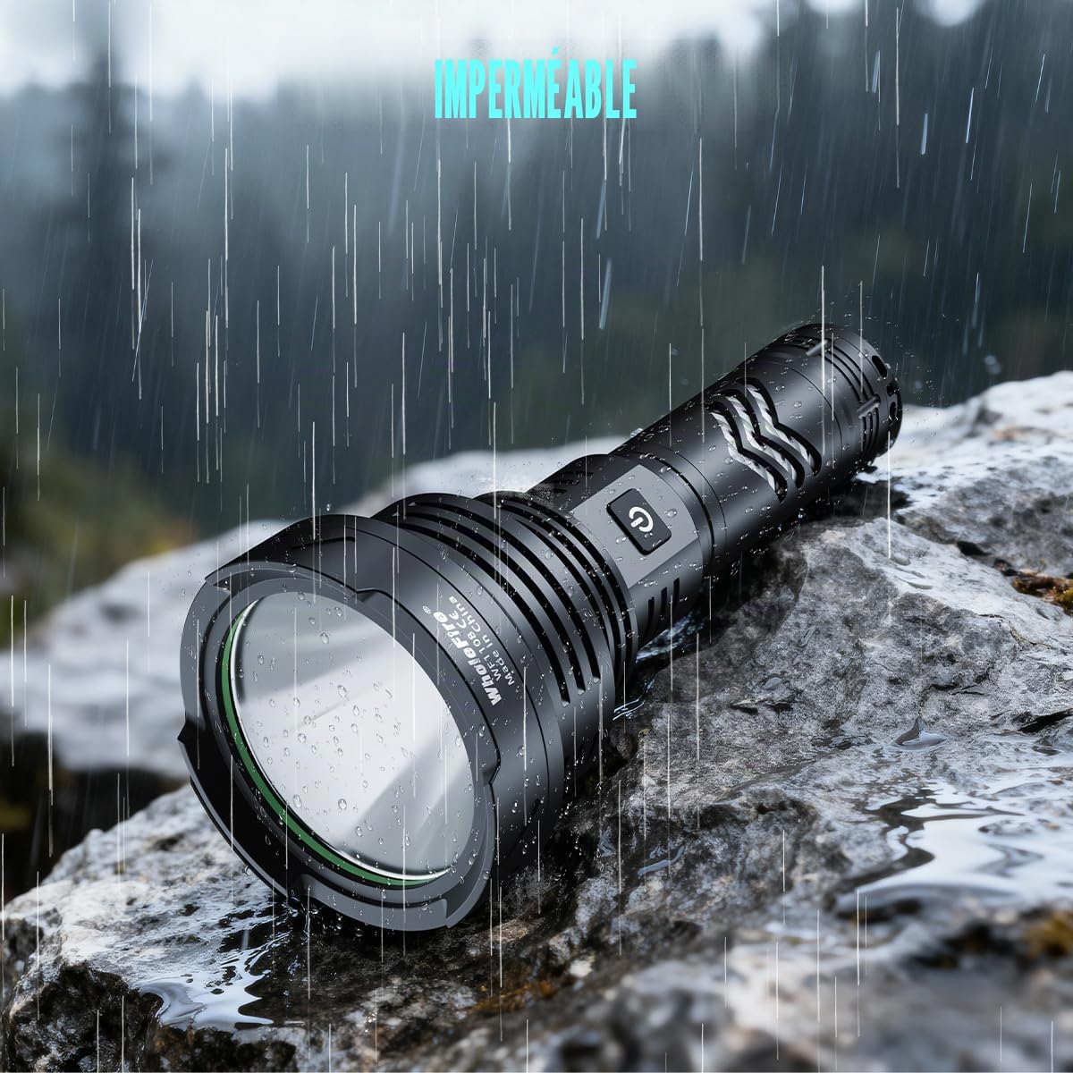 XHP90 Lampe de Poche Ultra Puissante 10000 Lumens Rechargeable | par USB 5 Modes Convient pour une utilisation à l'intérieur et à l'extérieur