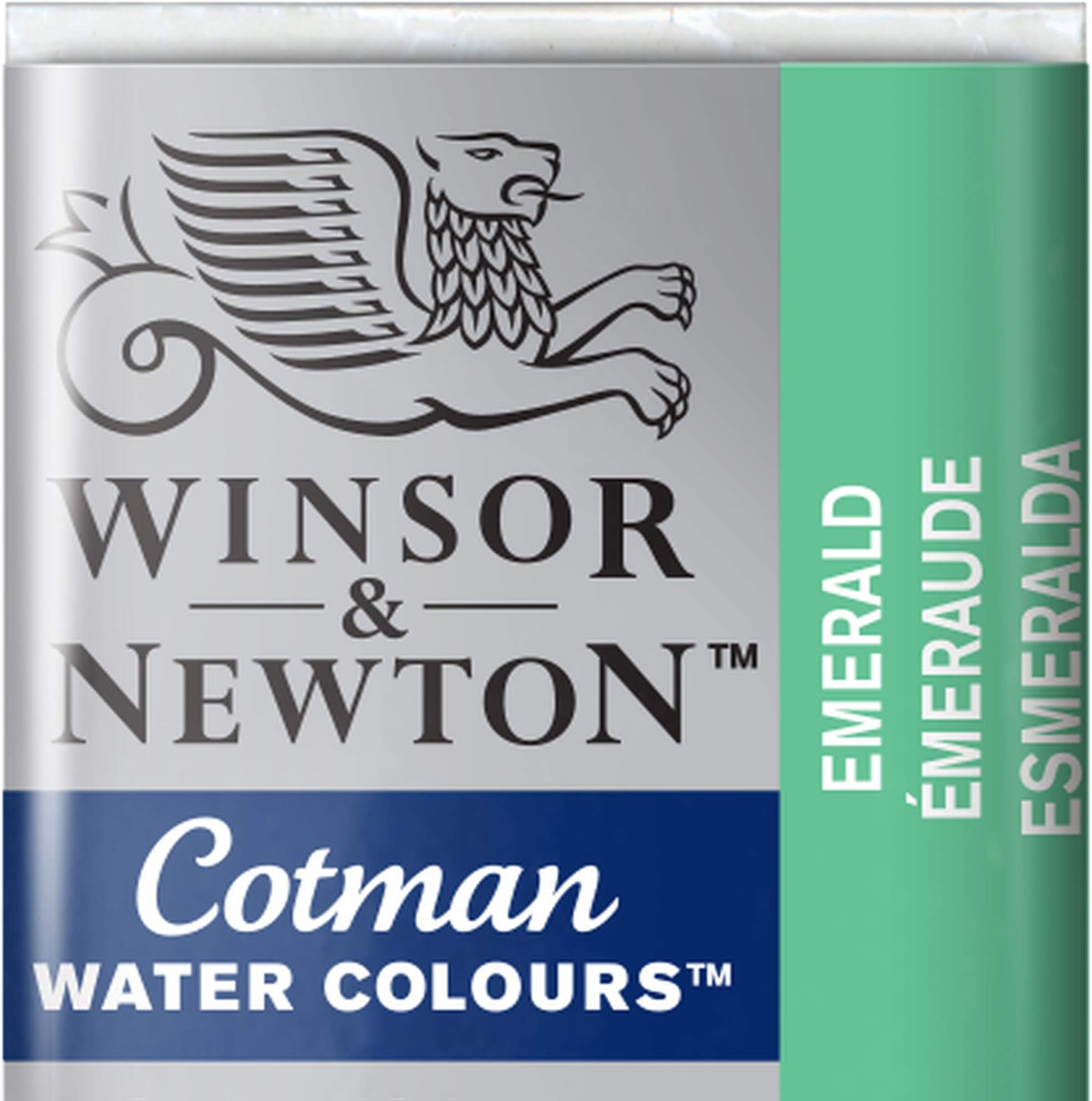 Winsor & Newton and Cotman Half Pan Emerald