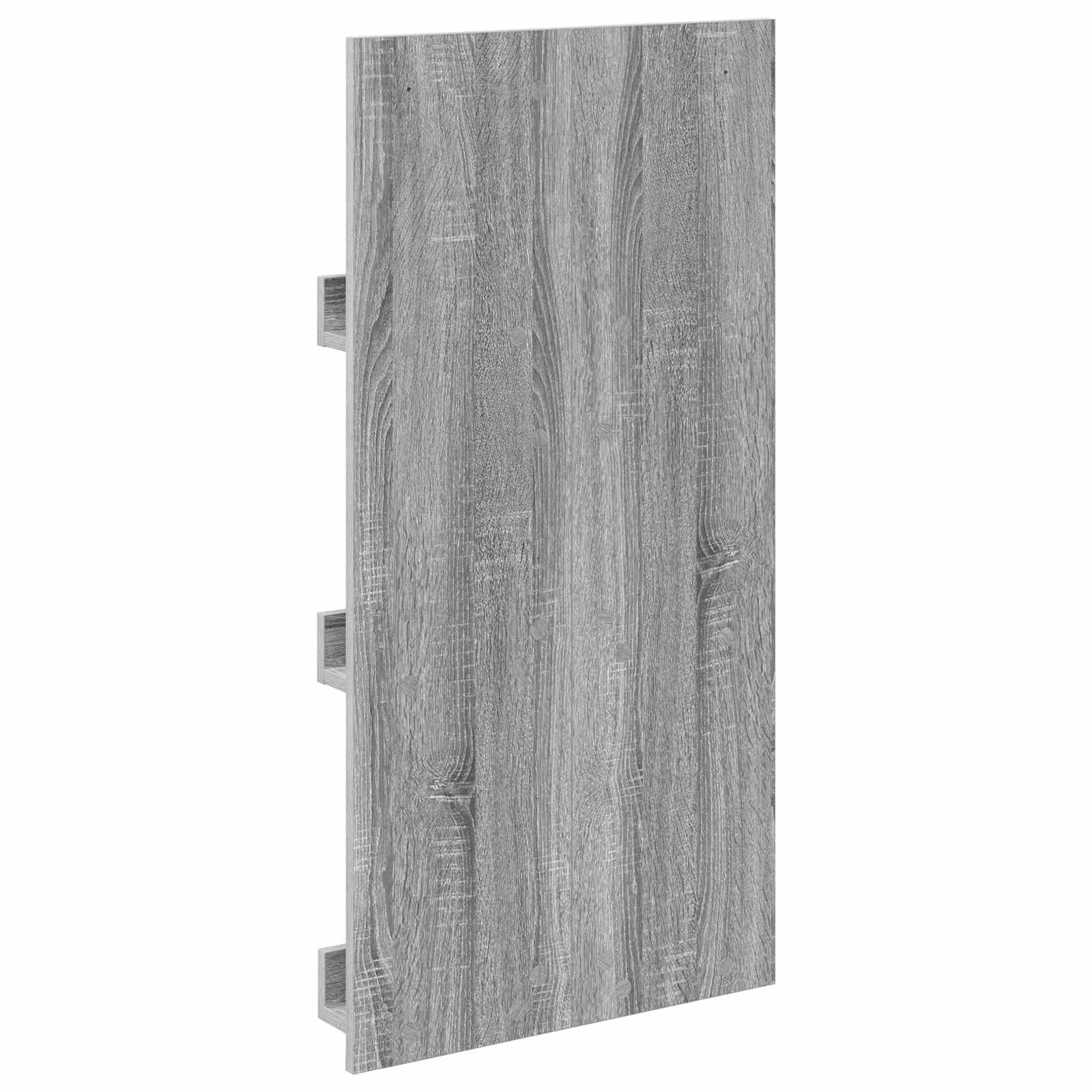 Portariviste in legno grigio, 51 x 11 x 102 cm, design moderno, libreria rettangolare sottile per soggiorno e ufficio, facile da pulire