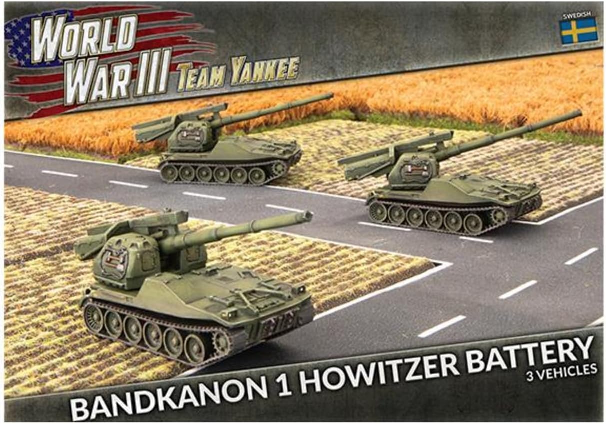 Team Yankee World War III Swedish Bandkanon 1 Howitzer Battery