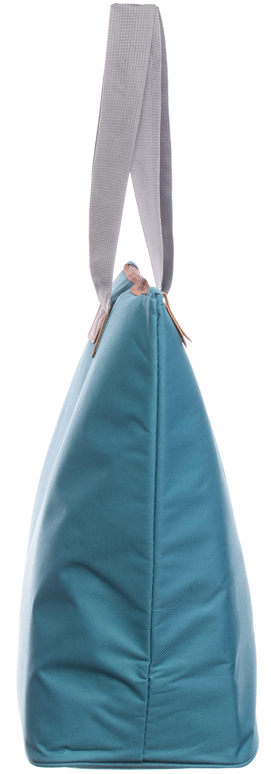 Brandsseller Borsa termica da spiaggia, ca. 40 x 50 x 20 cm, pieghevole, con chiusura lampo, borsa termica da picnic, borsa per la spesa