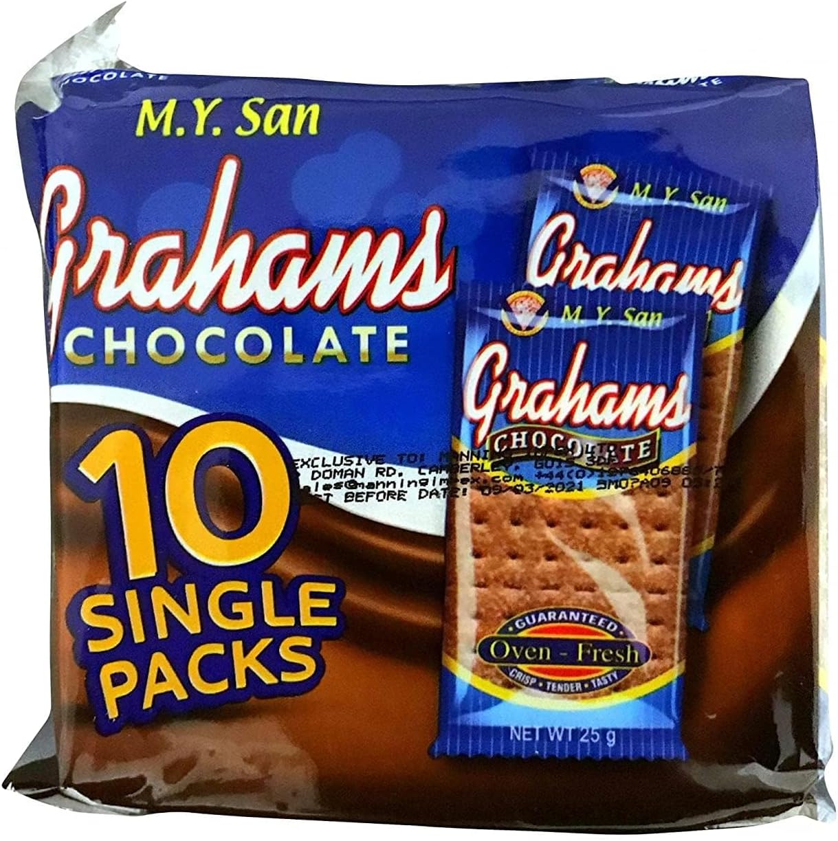 Graham Chocolate Graham Cracker, 10x25g, Pack of 1 Buy Online at Best